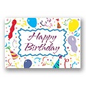 Party, Party, Party! Laser Postcard