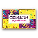 Vibrant Confetti and Streamers Card