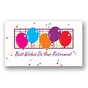 Retirement Balloons Card - Verse Only