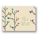 Recycled Get Well Birds Card - Verse Only