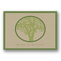 Recycled Sympathy Given Card - Verse Only