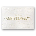 Embossed Anniversary Wishes Card - Verse Only