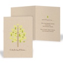 Pear Tree Recycled Holiday Card