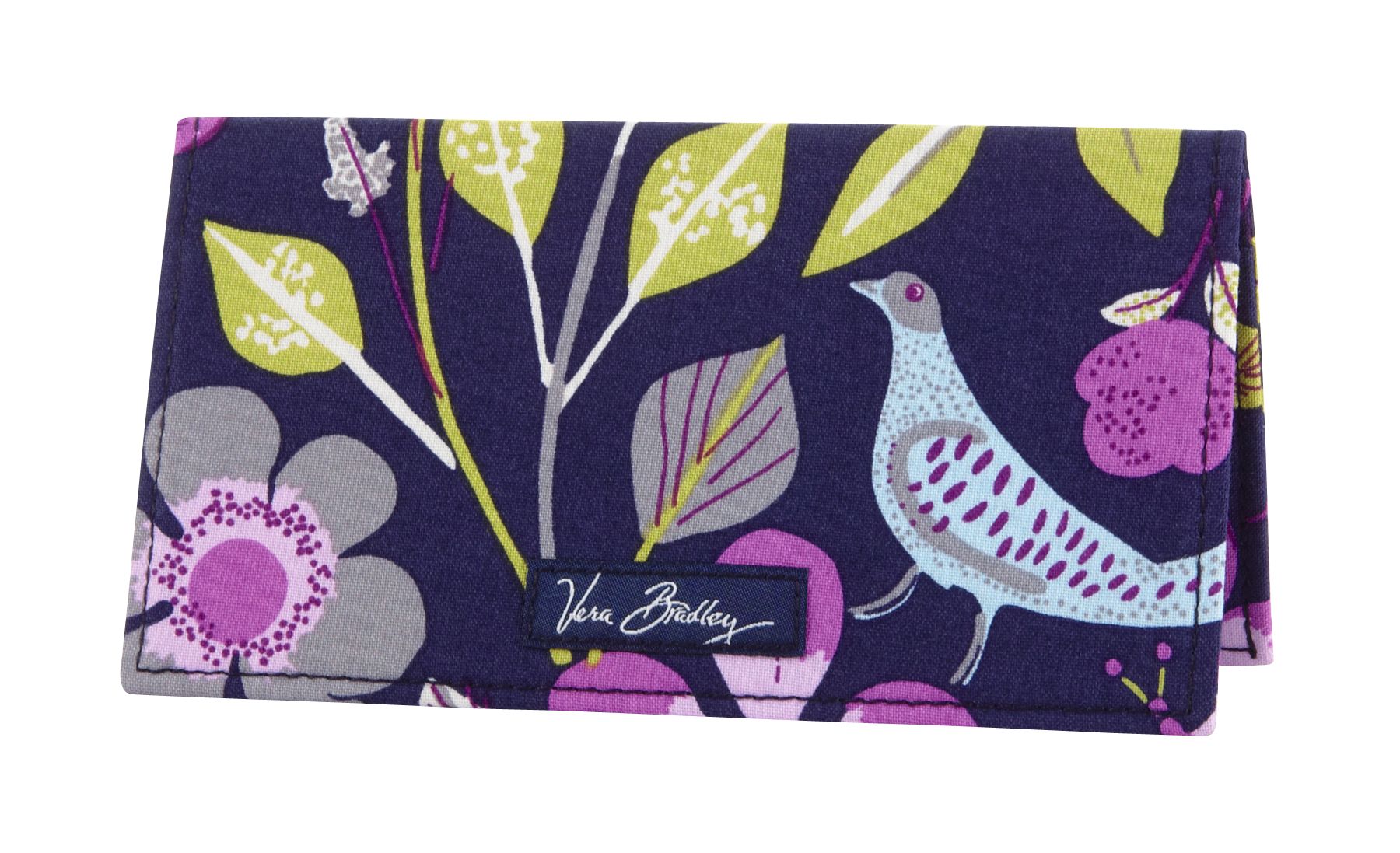 Vera Bradley Checkbook Cover in Floral Nightingale