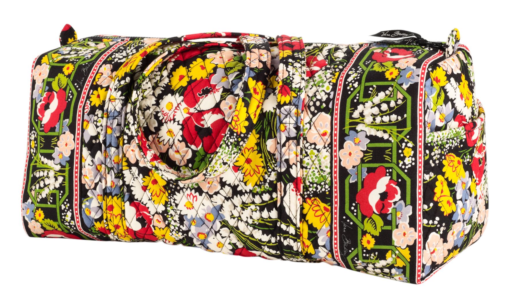 Vera Bradley Small Duffel in Poppy Fields