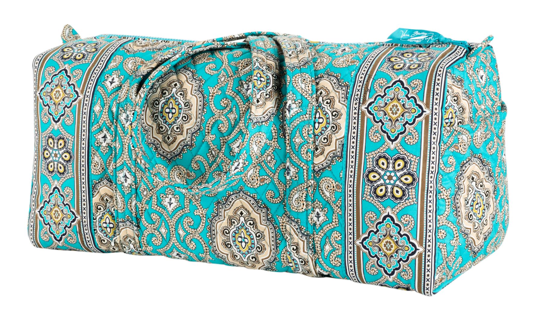 Vera Bradley Small Duffel in Totally Turq