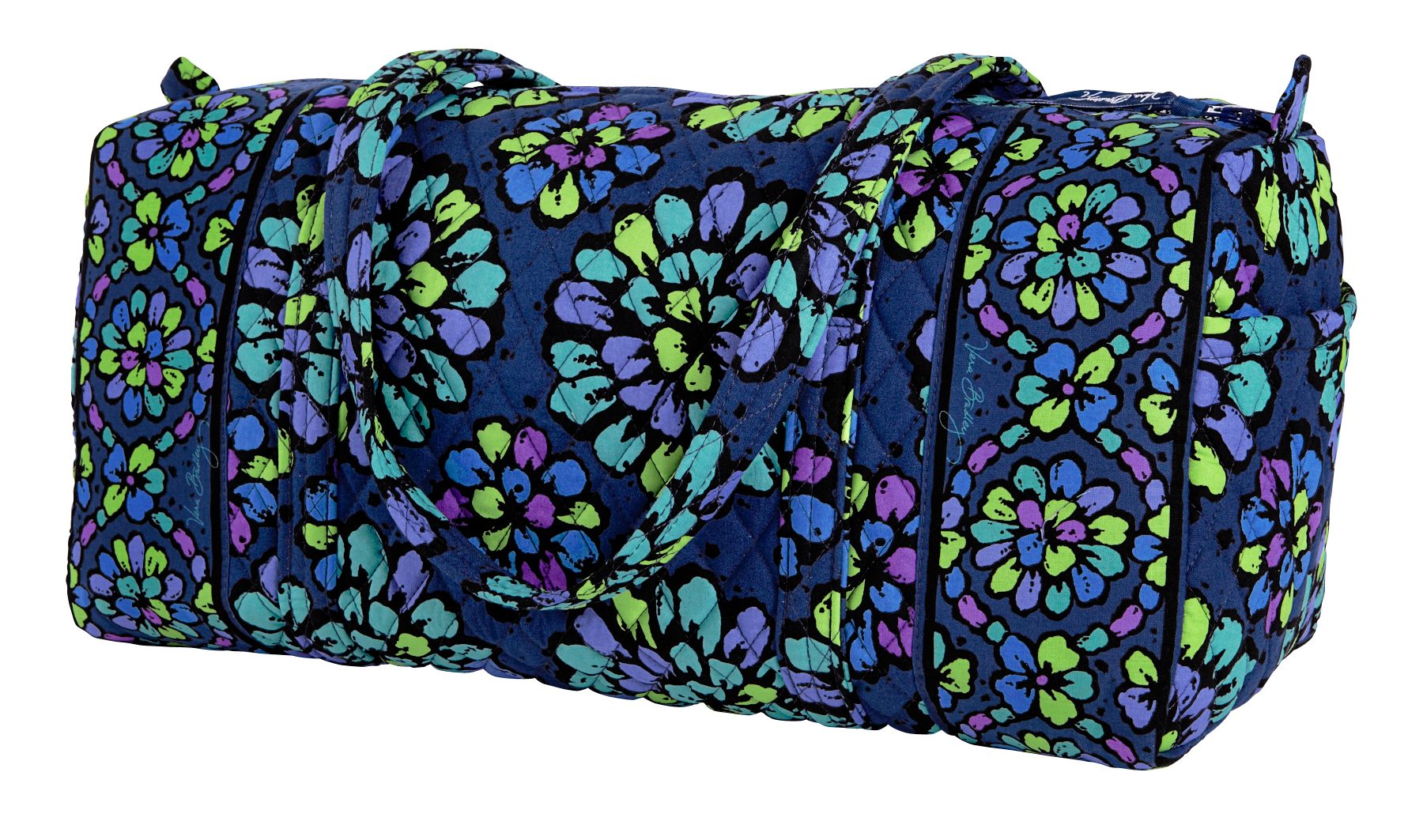 Vera Bradley Small Duffel in Indigo Pop