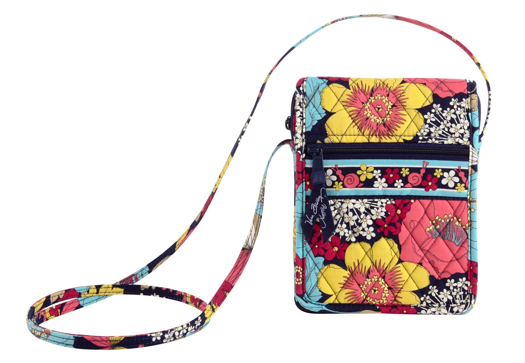 Vera Bradley Mini Hipster in Happy Snails