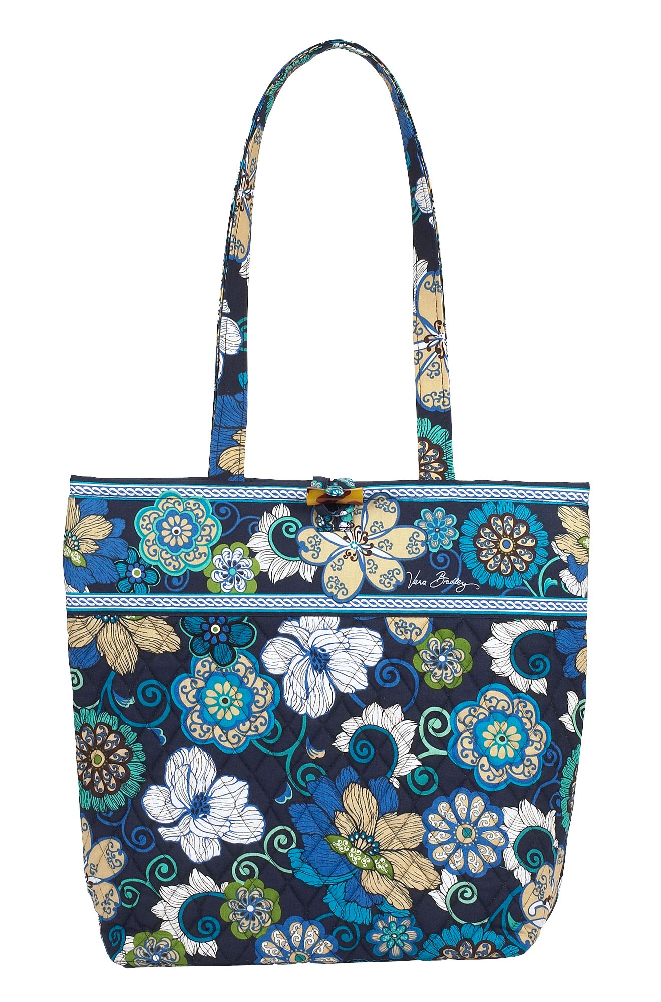Vera Bradley Tote in Mod Floral Blue