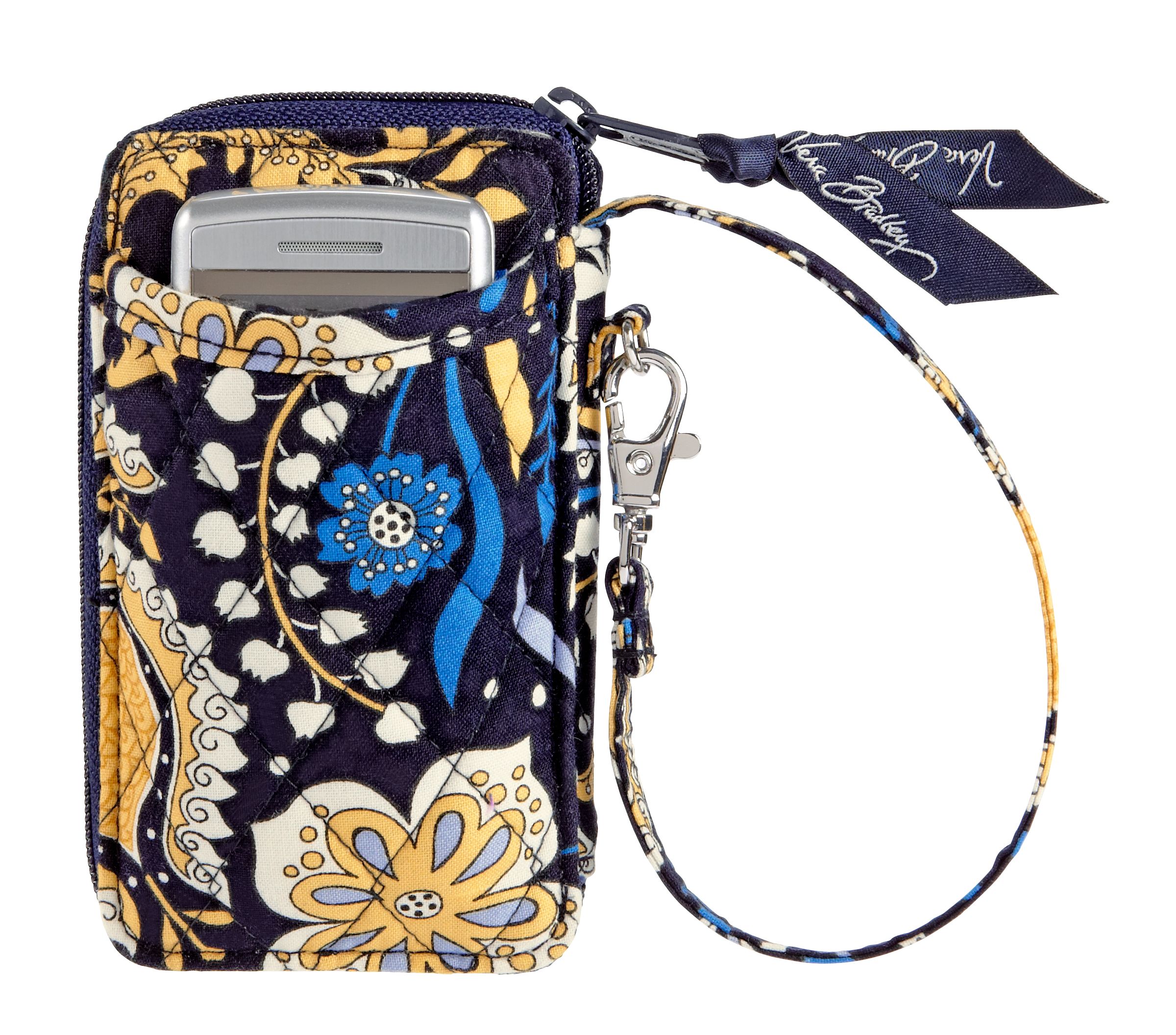 Vera Bradley All in One Wristlet in Ellie Blue