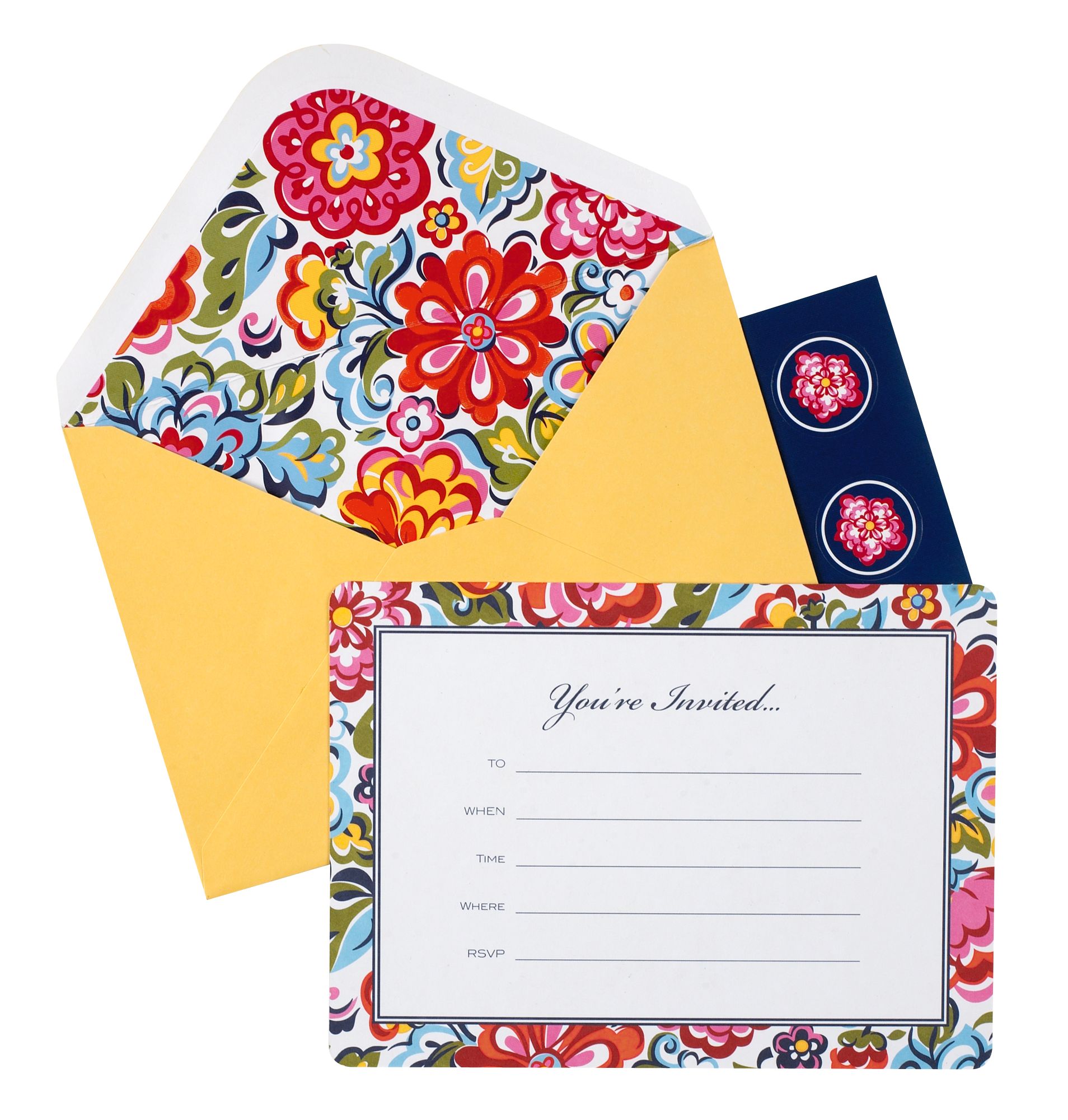 Vera Bradley Invitations in Hope Garden