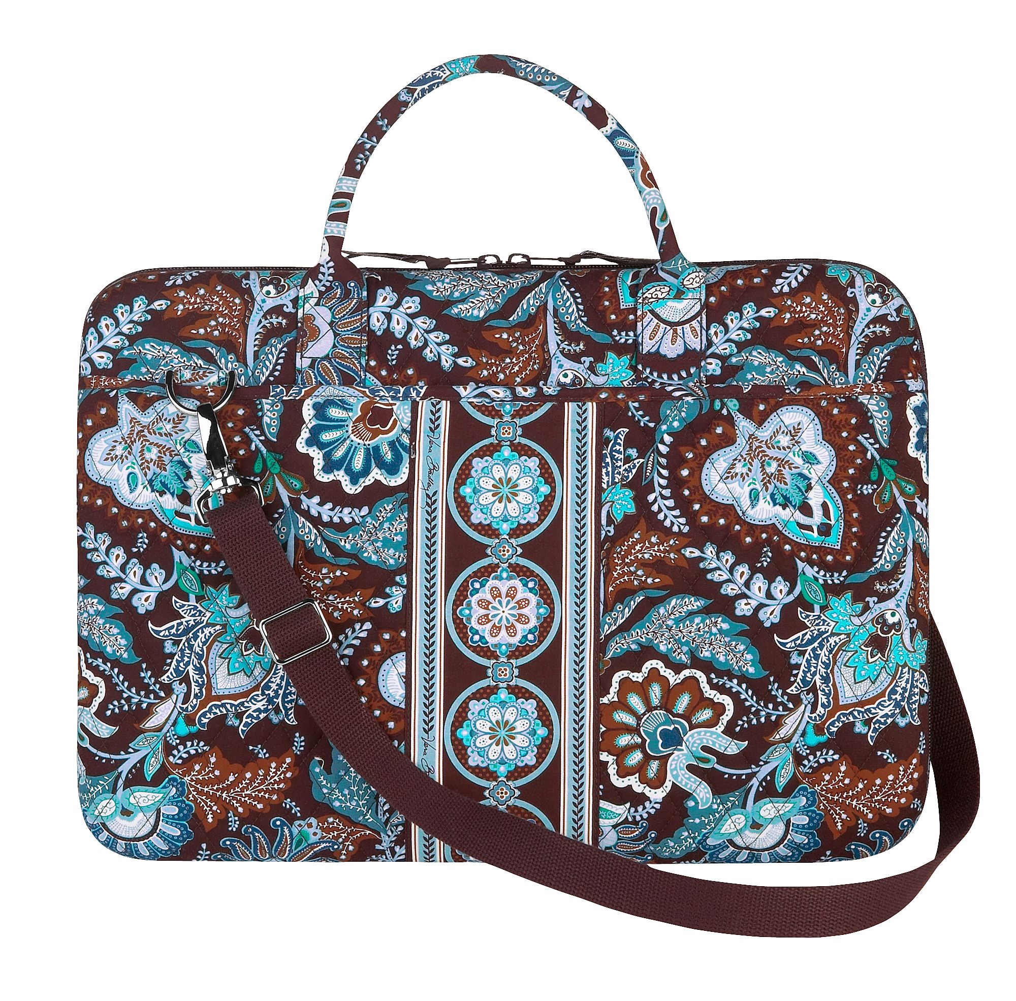 Vera Bradley Laptop Portfolio in Java Blue