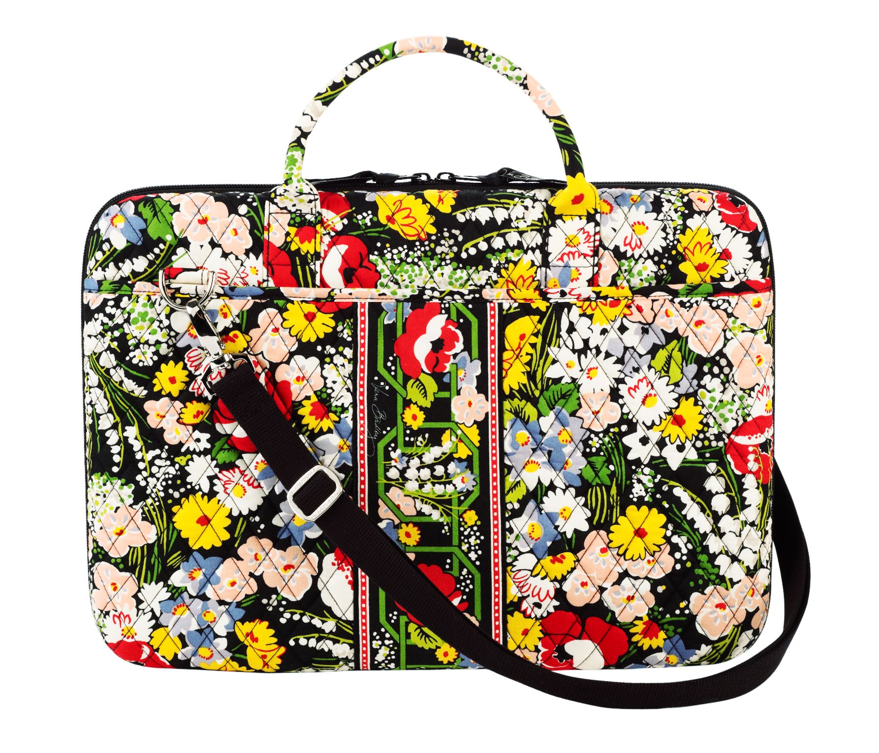 Vera Bradley Laptop Portfolio in Poppy Fields