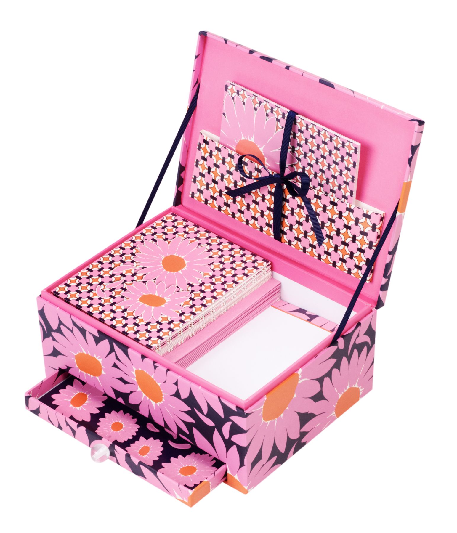 Vera Bradley Mail Box Stationery Desk Set in Loves Me