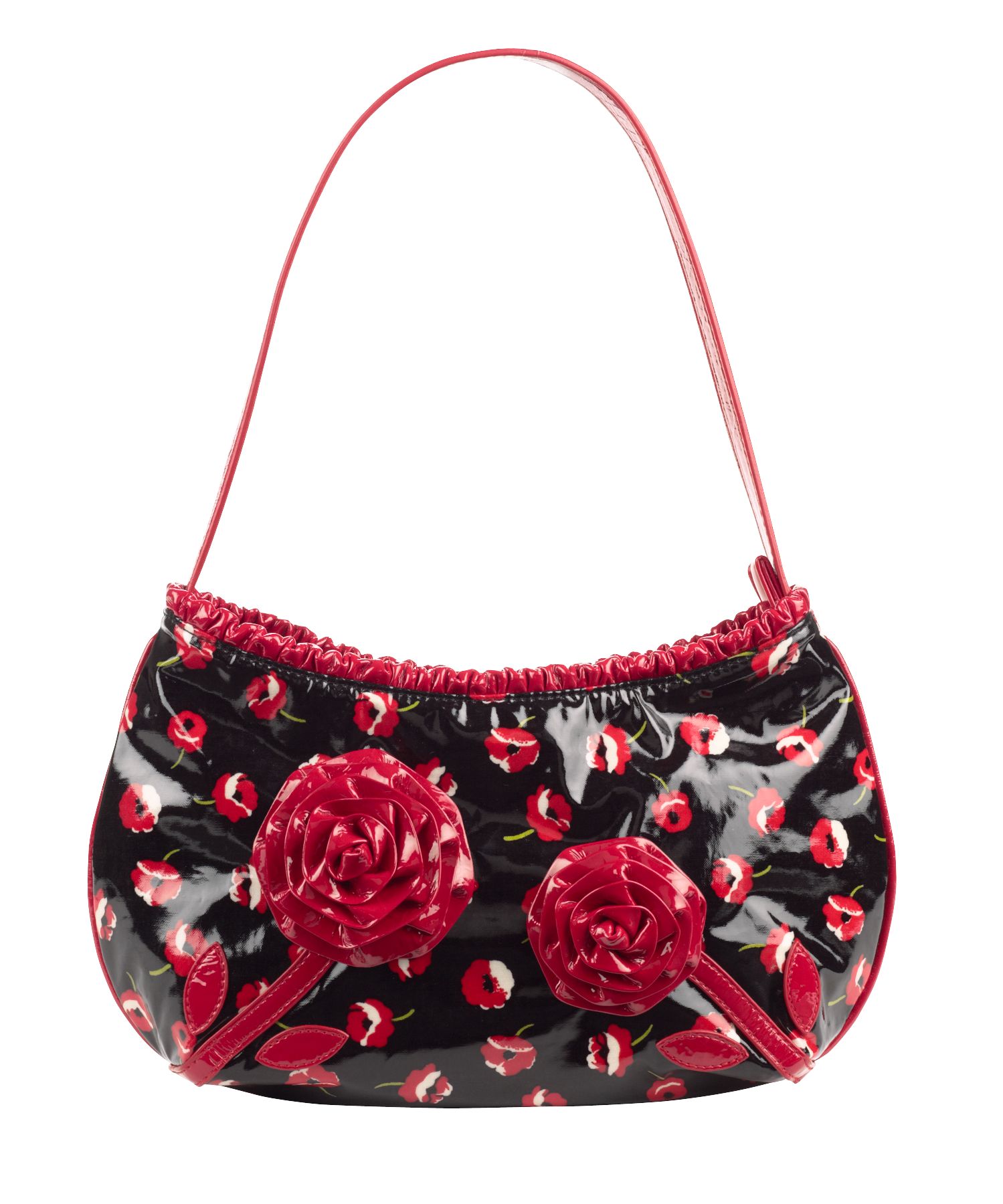 Vera Bradley Comin' Up Roses Handbag in Poppy Fields