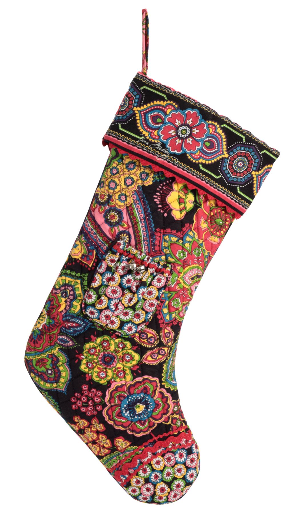 Vera Bradley Christmas Stocking in Symphony in Hue