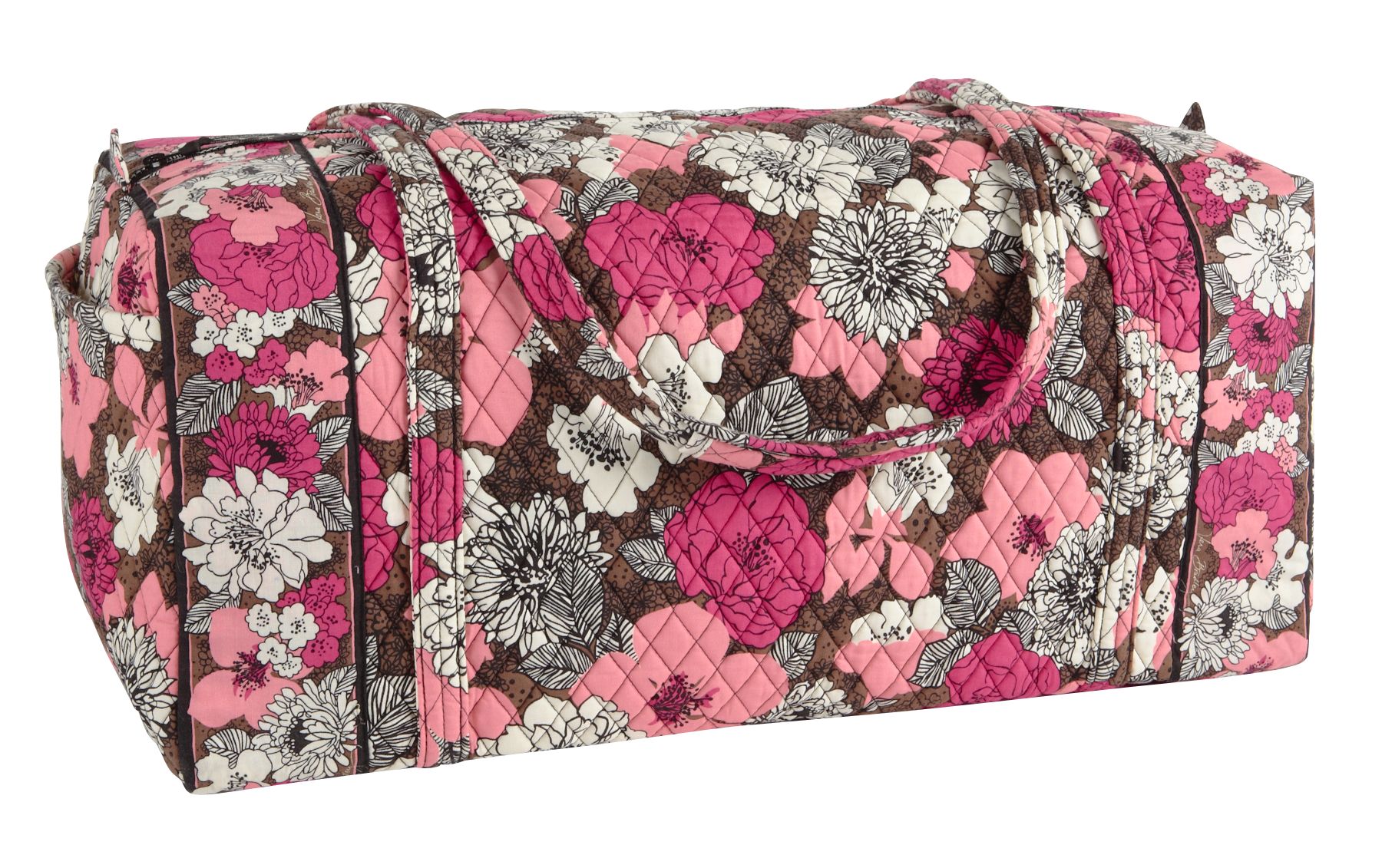 Vera Bradley XL Duffel in Mocha Rouge