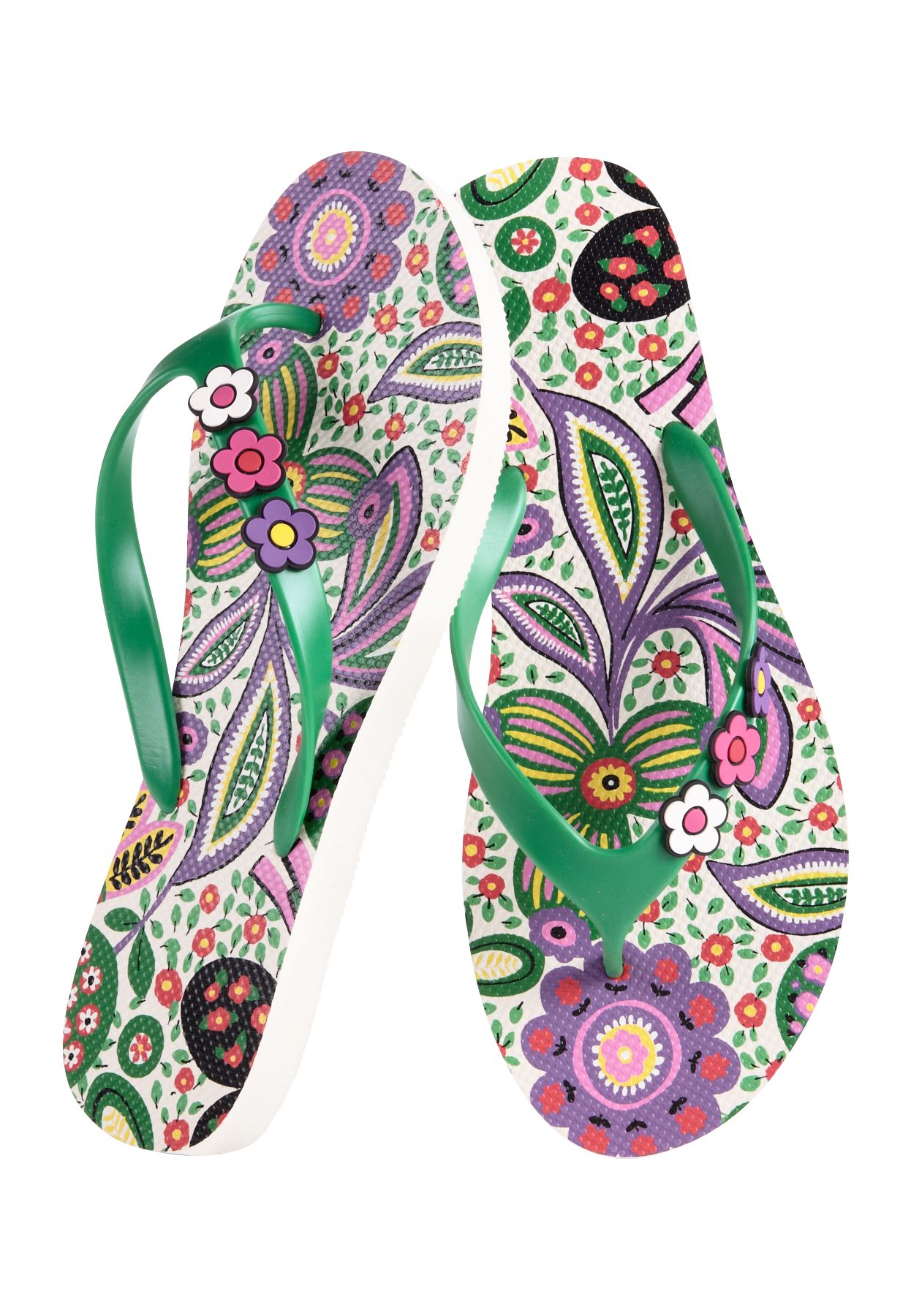 Vera Bradley Printed Flip Flops in Viva la Vera