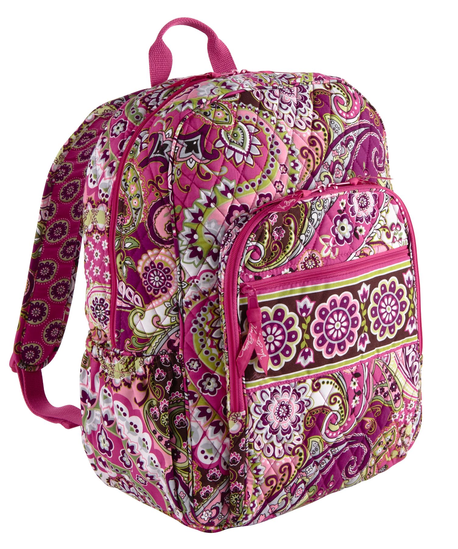 Vera Bradley Campus Backpack in Very Berry Paisley Image