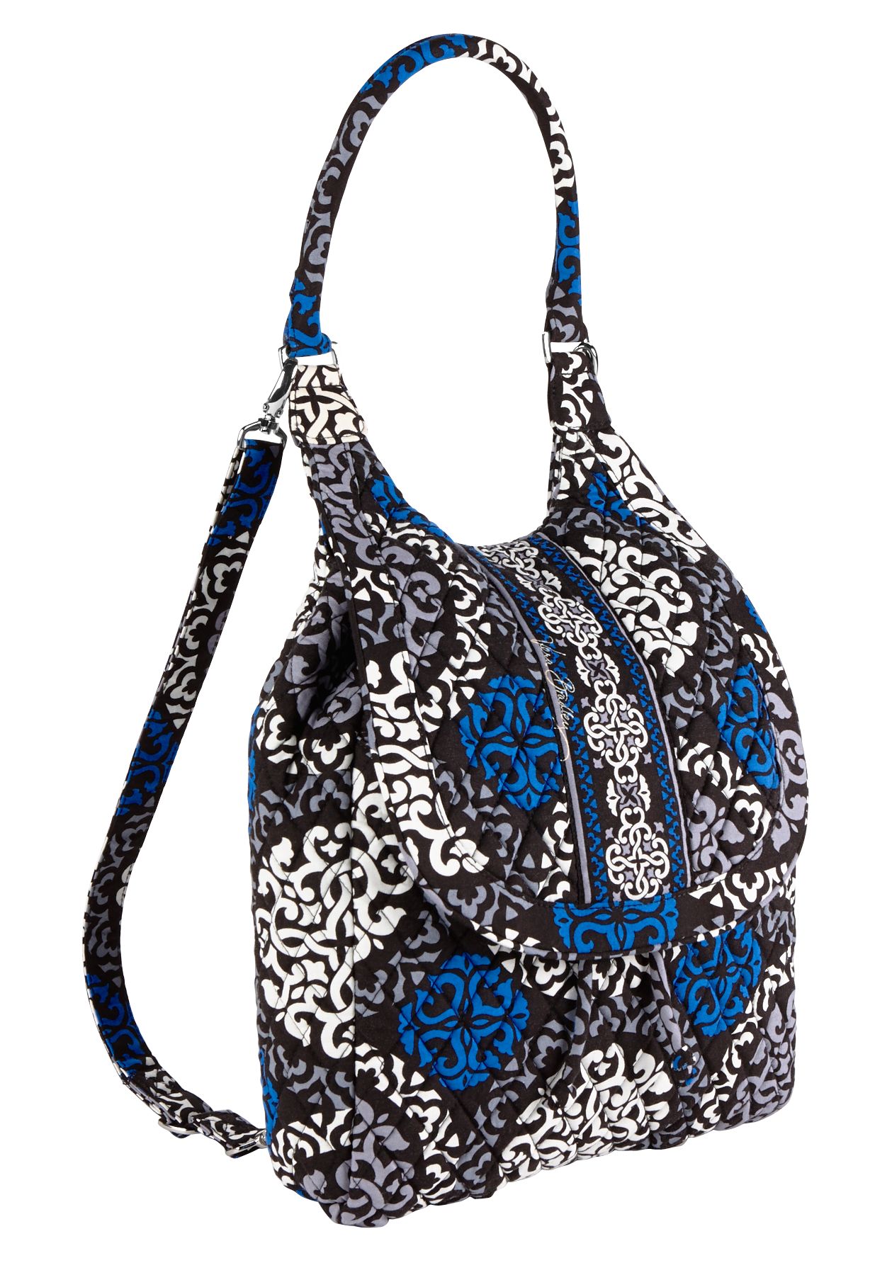 Vera Bradley Backpack Tote in Canterberry Cobalt