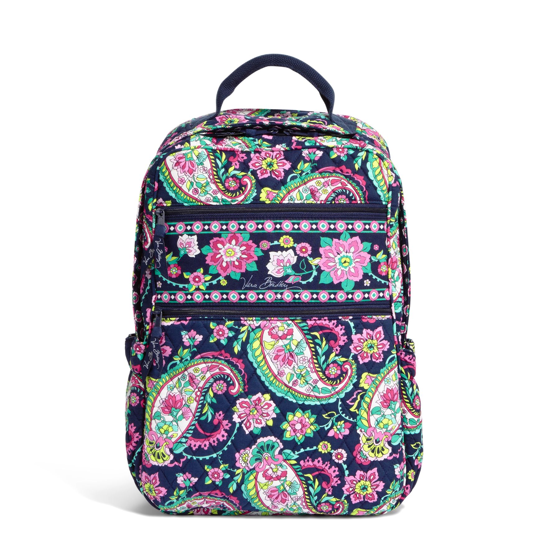 Vera Bradley Tech Backpack In Petal Paisley