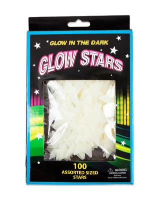 100 Piece White Glow in the Dark Stars - Spencer's