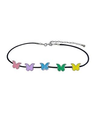 Butterfly Choker Necklace - Spencer's