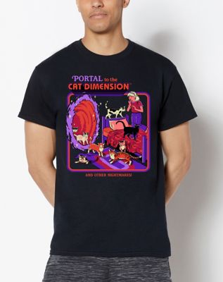 Portal to the Cat Dimension T Shirt - Steven Rhodes - Spencer's